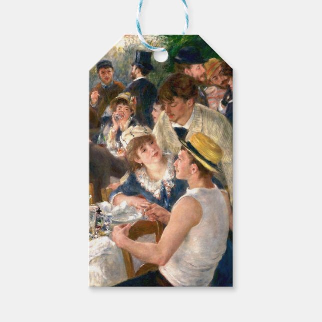 Renoir Fransk Luncheon Boating Party Presentetikett (Framsidan)
