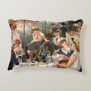 Renoir Fransk Luncheon Boating Party Prydnadskudde