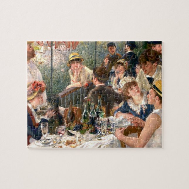 Renoir Fransk Luncheon Boating Party Pussel (Horisontell)