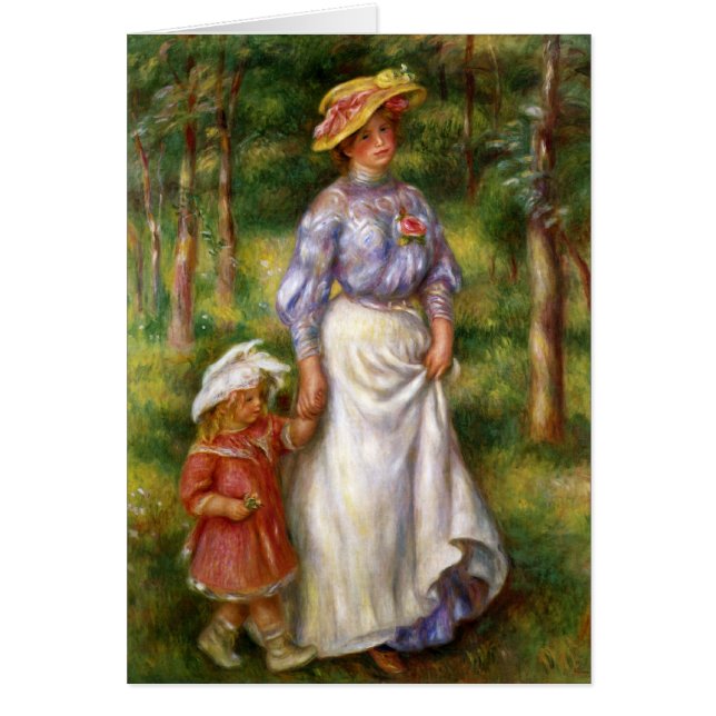 Renoir: Gå Hälsningskort (Framsidan)