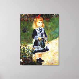 Renoir - Girl with a Watering Can, Canvastryck