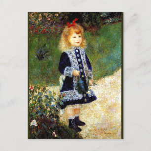 Renoir - Girl with a Watering Can, Vykort