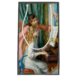 Renoir Girls vid Piano Impressionism Painting