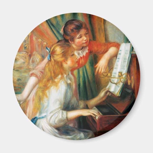 Renoir Girls vid Piano Magnet (Framsidan)
