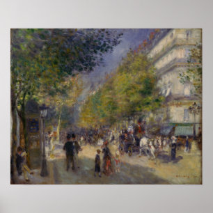 Renoir - Grands Boulevards Poster