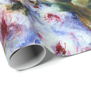 Renoir härlig bukett med rosor presentpapper