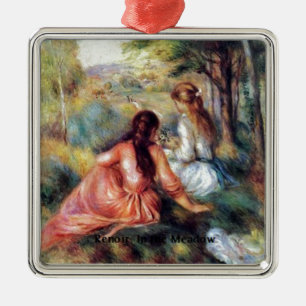 Renoir: I ängen Julgransprydnad Metall