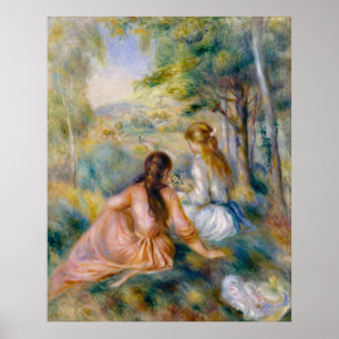 Renoir i ängen poster