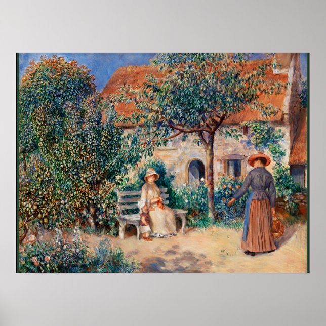 Renoir - I Bretagne, berömd tavla, Poster (Framsidan)