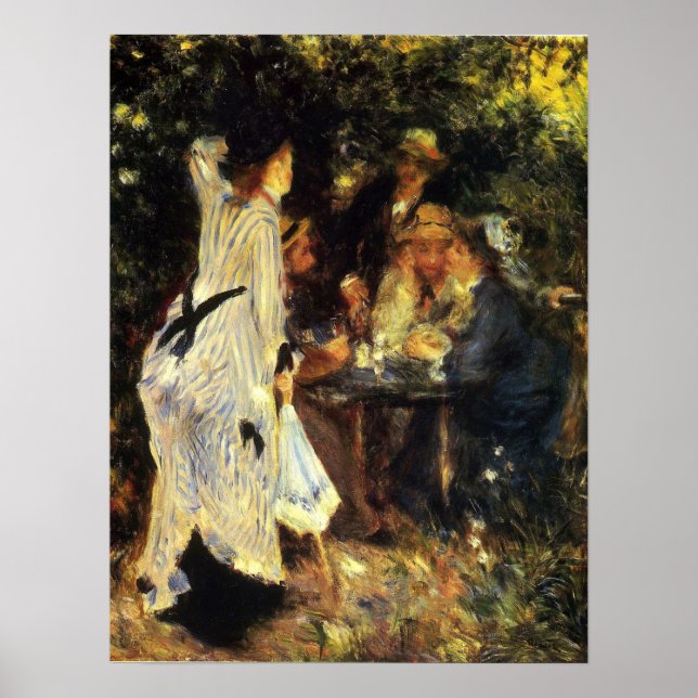 Renoir - i trädgården 1876 poster (Framsidan)