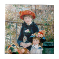 Renoir Impressionist Painting - Två systrar