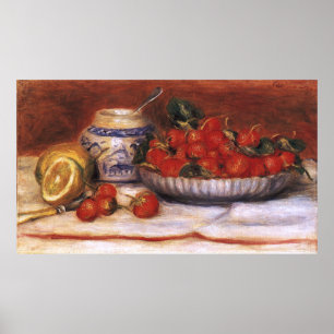 Renoir: Jordgubbar Poster