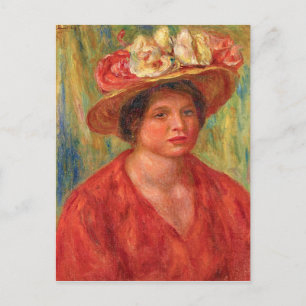 Renoir - Kvinnor i en lägenhet med blommor Vykort