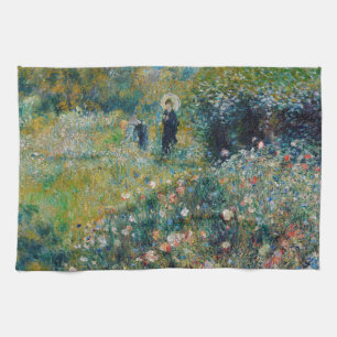Renoir - Kvinnor med parasol i en Garden Kökshandduk