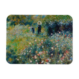 Renoir - Kvinnor med parasol i en Garden Magnet