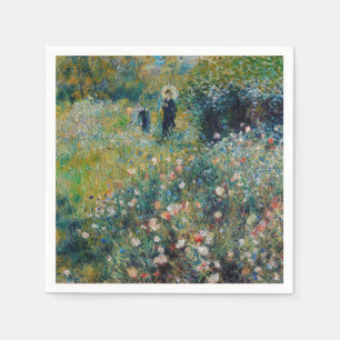 Renoir - Kvinnor med parasol i en Garden Pappersservett