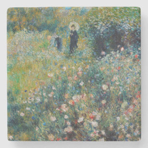 Renoir - Kvinnor med parasol i en Garden Stenunderlägg
