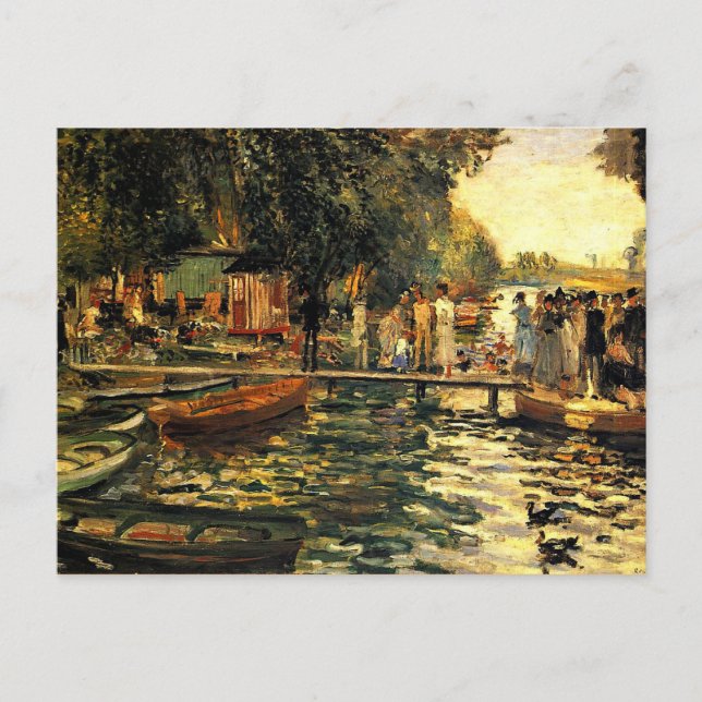 Renoir - La Grenouillere Vykort (Framsida)