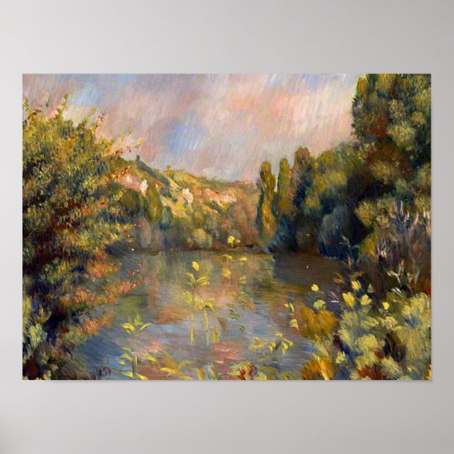 Renoir - Lakeside Landscape Poster (Framsidan)