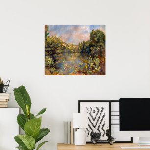 Renoir - Landskap vid sjön Poster