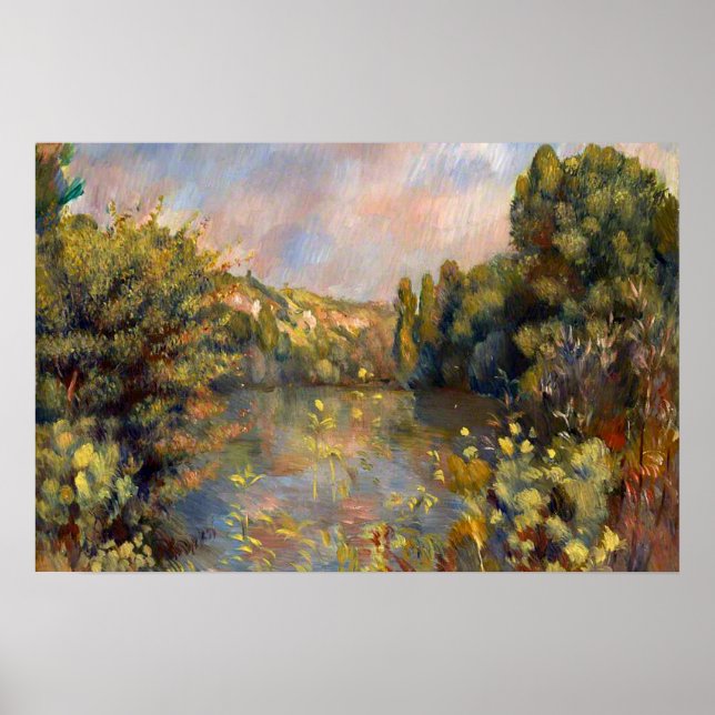 Renoir - Landskap vid sjön Poster (Framsidan)