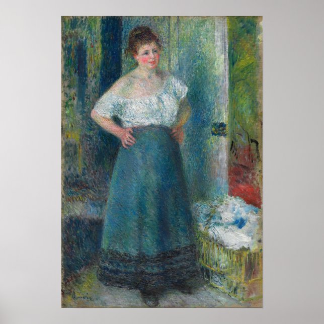 Renoir - Laundress Poster (Framsidan)