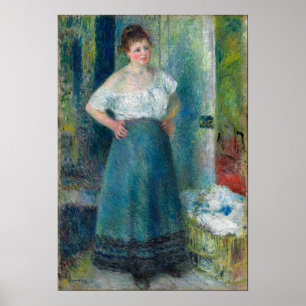 Renoir laundressen poster
