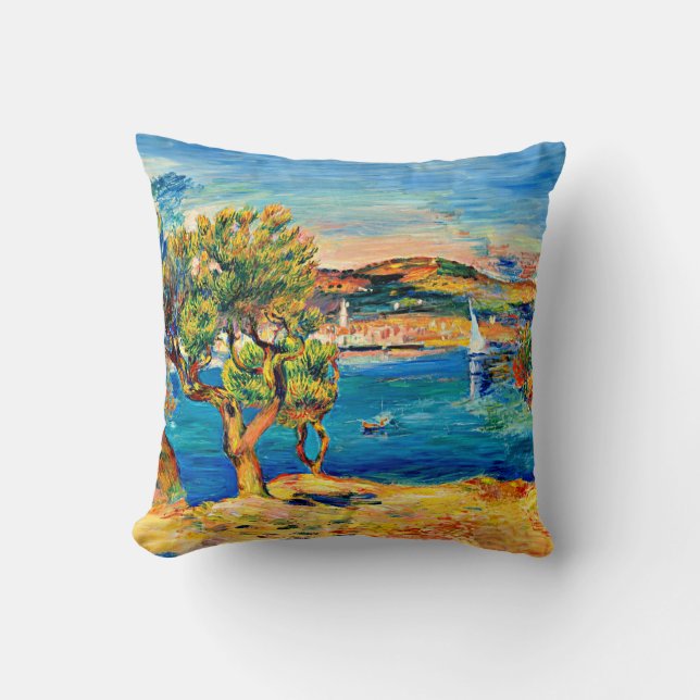 Renoir-L'Estaque, berömd-målning Kudde (Framsida)