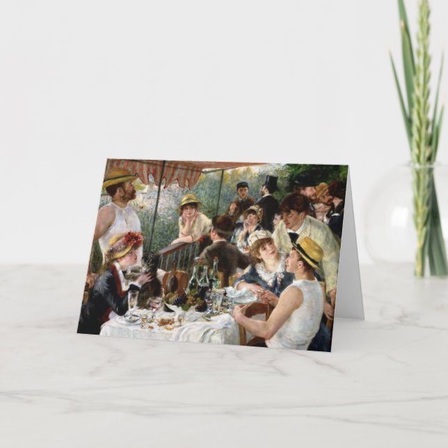 Renoir: Luncheon av roddpartyet Kort (Framsida)
