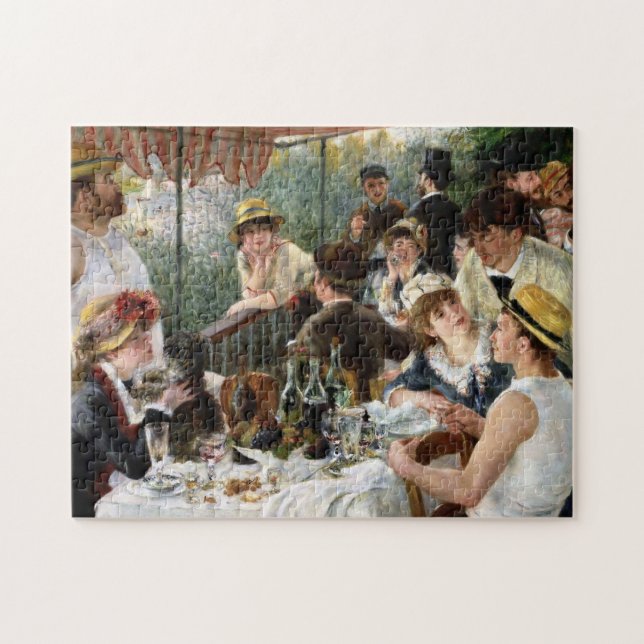 Renoir: Luncheon av roddpartyet Pussel (Horisontell)
