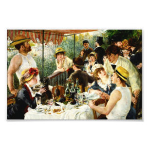 Renoir Luncheon av trycket för roddpartyfoto Fototryck