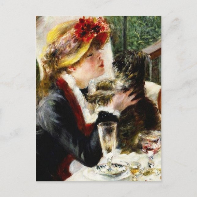 Renoir Luncheon (Boating Party vycard) Vykort (Framsida)