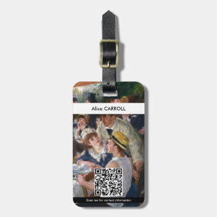 Renoir - Luncheon of Boating Party - QR-kod Bagagebricka