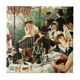 Renoir - Luncheon of the Boating Party-1881 Kakelplatta