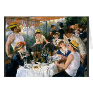 Renoir "Luncheon of the Boating Party"-kort Hälsningskort