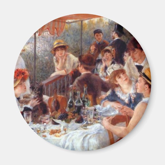 Renoir: Luncheon of the Boating Party Magnet (Framsidan)