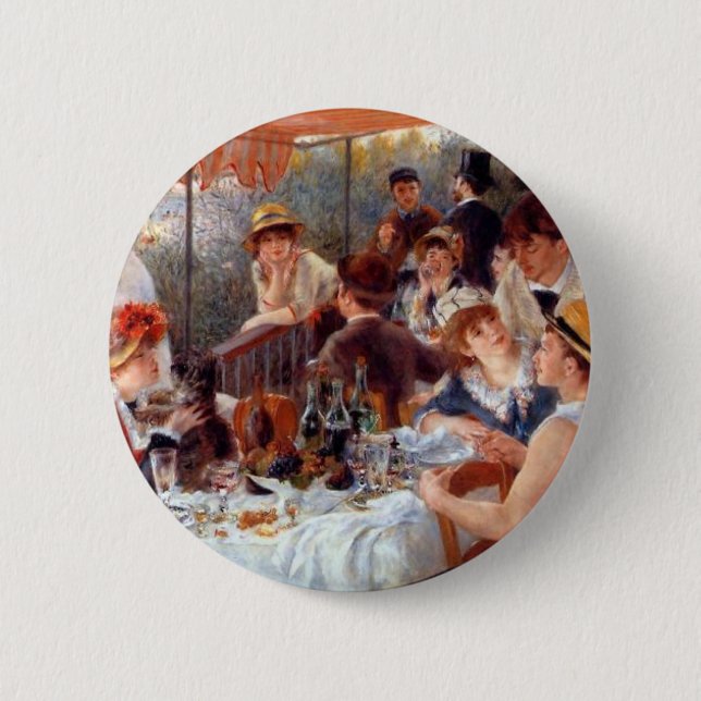 Renoir - Luncheon the Boating Party Knapp (Framsida)