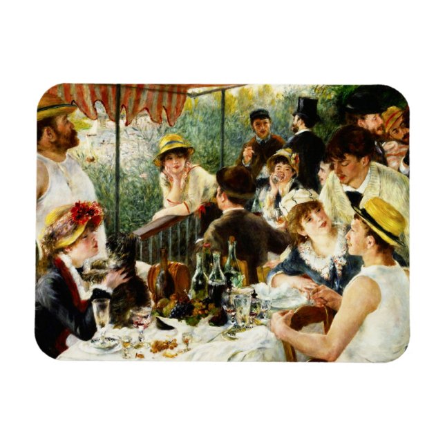 Renoir Luncheon the Boating Party Magnet (Horisontell)