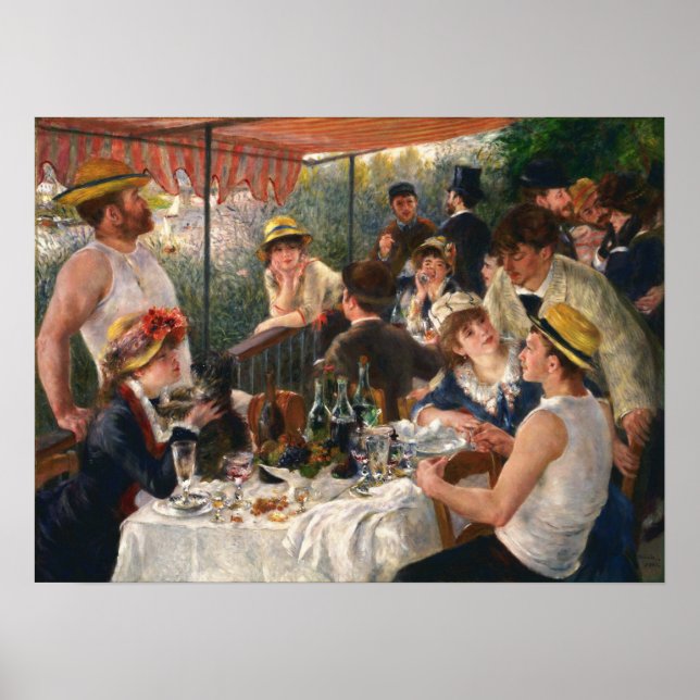 Renoir - Luncheon the Boating Party Poster (Framsidan)