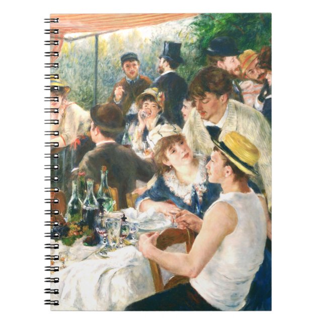 Renoir Luncheon the Boating Party Renoir Anteckningsbok (Framsidan)