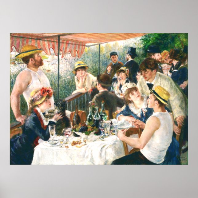 Renoir Luncheon the Boating Party Renoir Poster (Framsidan)