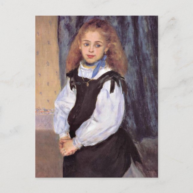 Renoir - Mademoiselle Legrand Vykort (Framsida)