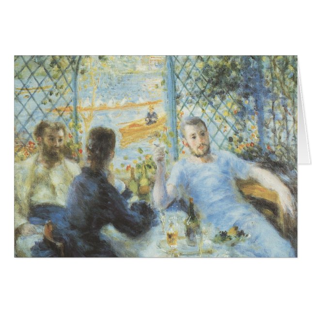 Renoir målning hälsningskort (Framsidan Horizontal)