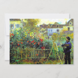 Renoir - Monet Painting in Hans Garden. Kort
