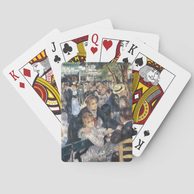 Renoir Moulin Dance Galette Party Casinokort (Baksidan)