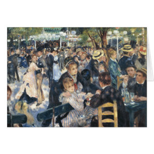 Renoir Moulin Dance Galette Party Hälsningskort