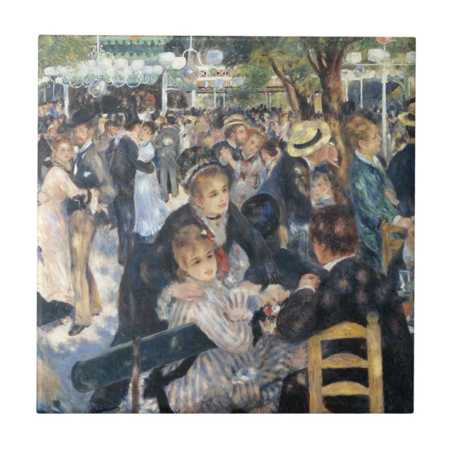 Renoir Moulin Dance Galette Party Kakelplatta (Framsidan)