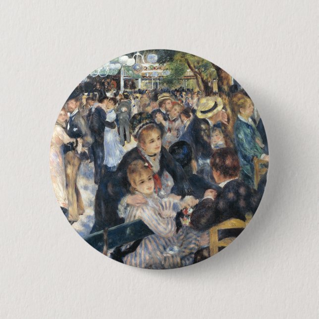 Renoir Moulin Dance Galette Party Knapp (Framsida)