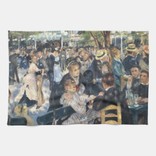 Renoir Moulin Dance Galette Party Kökshandduk