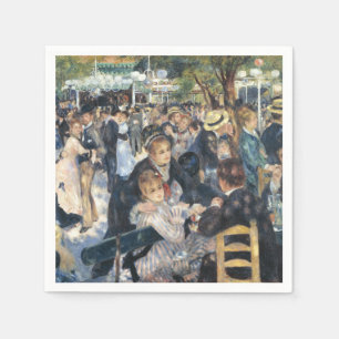 Renoir Moulin Dance Galette Party Pappersservett